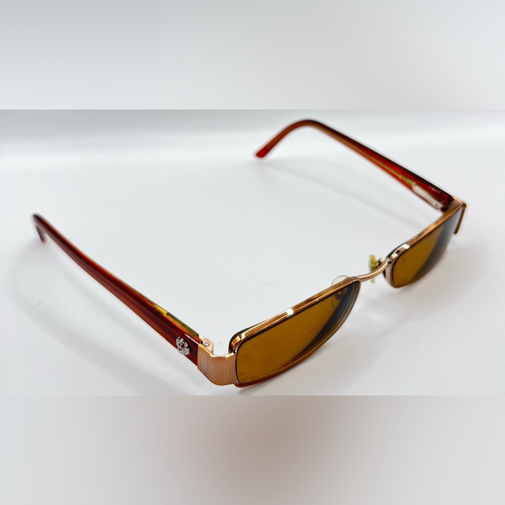 Versus 7042 Brown Rectangular Sunglasses Frames Only